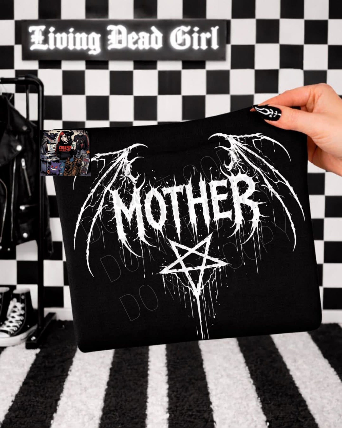 Mother Batwing Pentagram