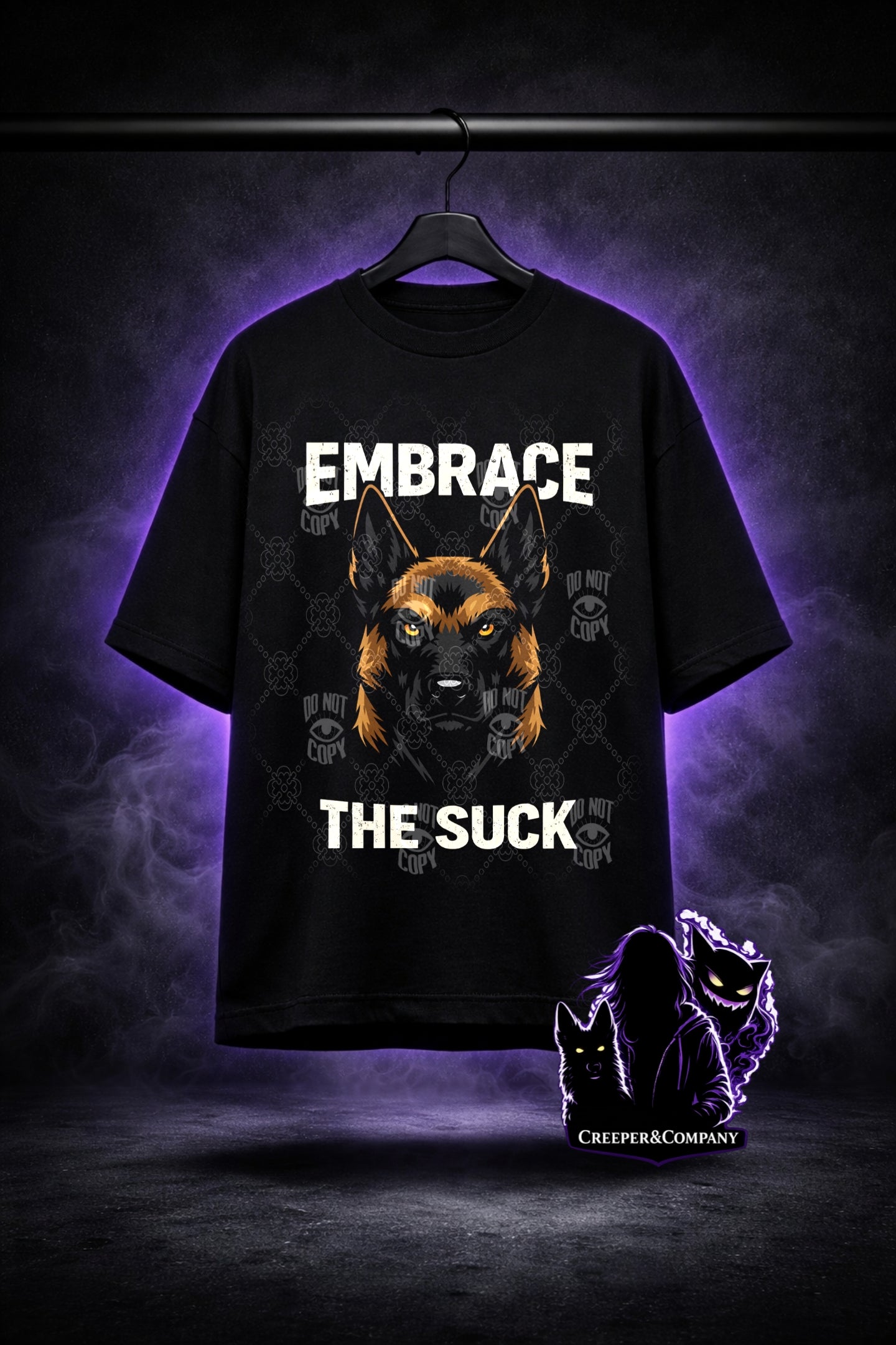 Embrace the Suck – Belgian Malinois Motivation Shirt | Working Dog Handler Tee