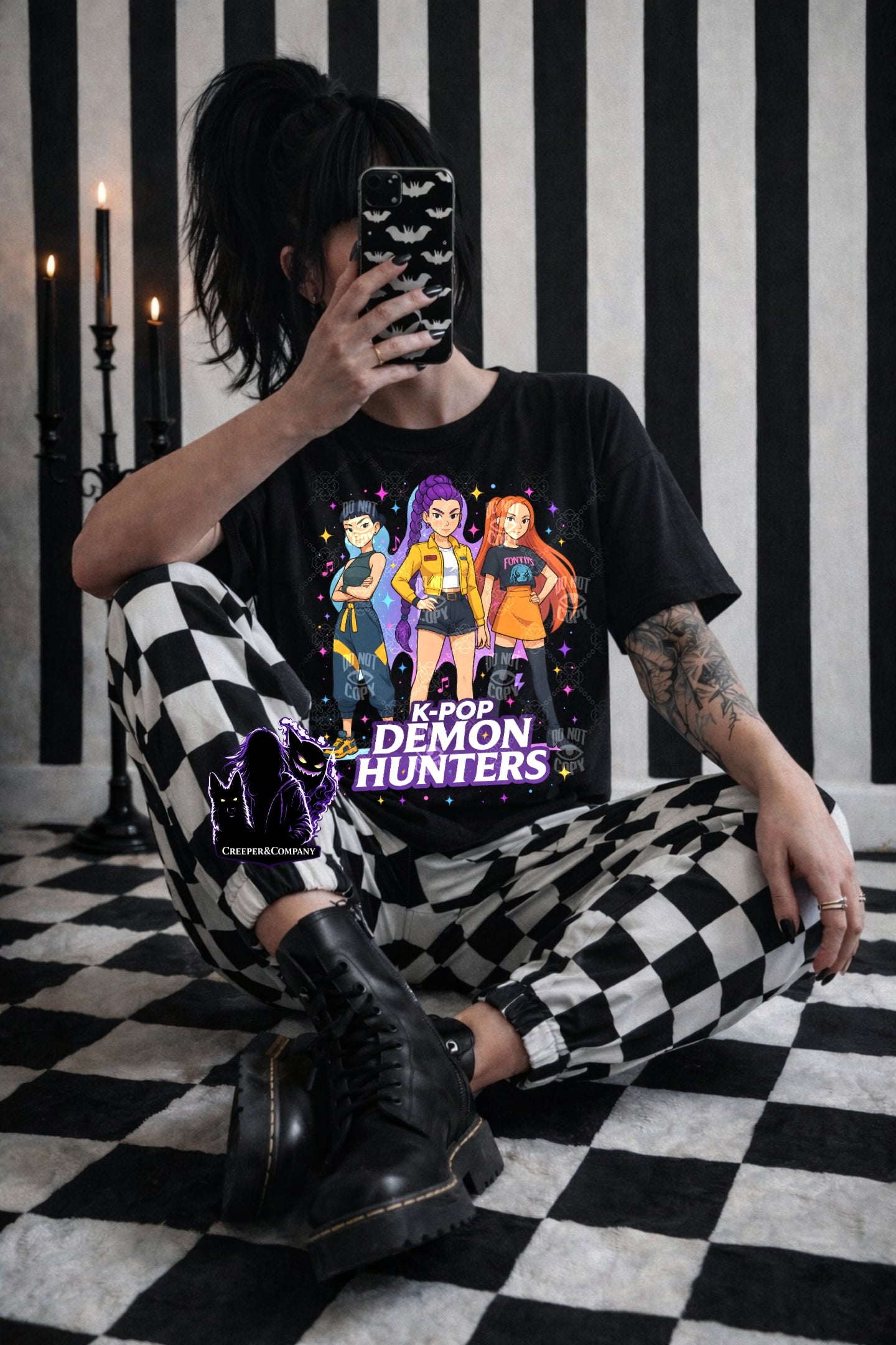 K-Pop Demon Hunter Idol Squad Graphic Tee