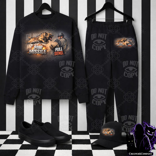 “Fur Missile – Full Send”