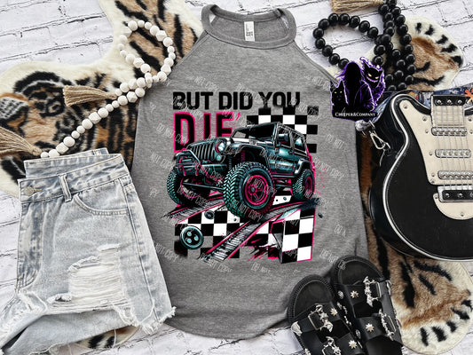 Built to Climb Jeep Graphic Tank | Off-Road Girl Shirt | Bold Jeep Life Apparel